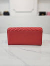 Silver red long wallet A81602 - CHANEL - BALAAN 4