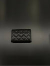 Classic Grained Calfskin Card Wallet Black - CHANEL - BALAAN 5