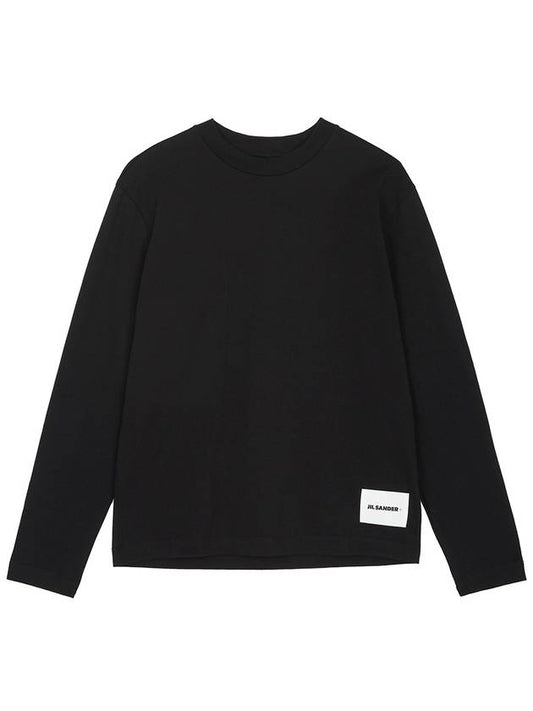 Women's Organic Cotton Long Sleeve T Shirt 3 Pack Black - JIL SANDER - BALAAN 2