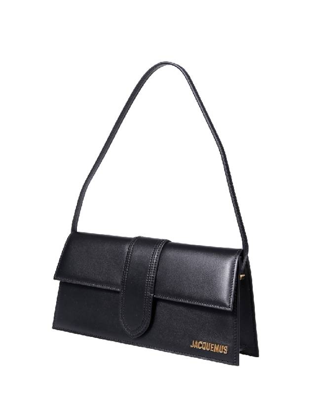 Le Bambino Long Flap Shoulder Bag Black - JACQUEMUS - BALAAN 4