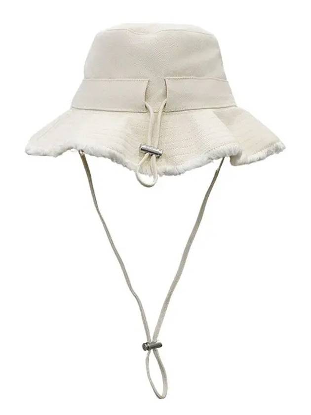 Le Bob Artichaut Bucket Hat Off White - JACQUEMUS - BALAAN 5