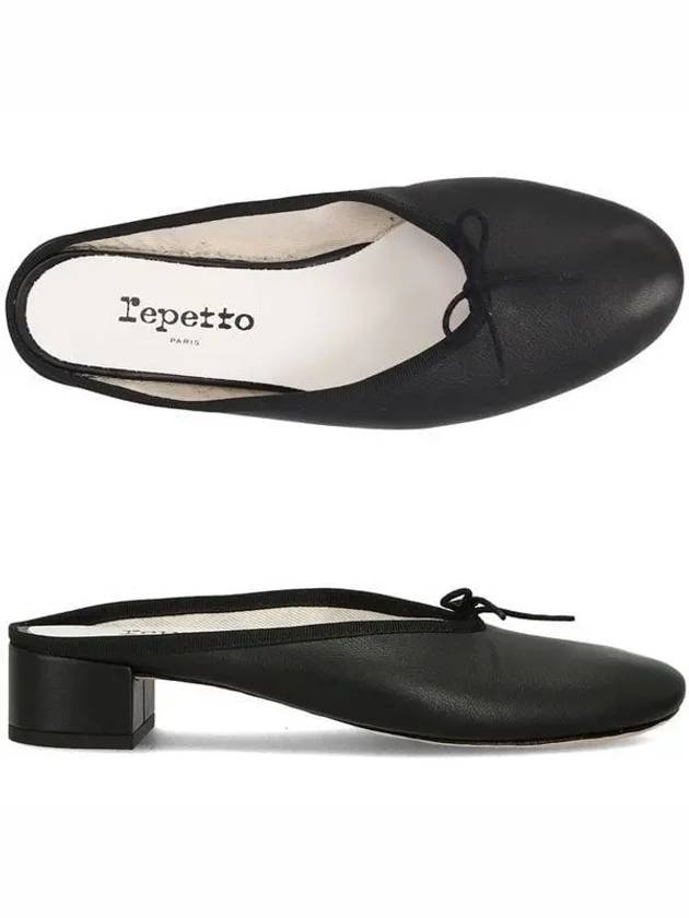 Women s Camille Bow Detail Leather Mule Black - REPETTO - BALAAN 2