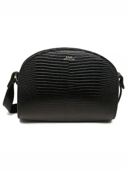 Demi Lune Mini Shoulder Bag Black - A.P.C. - BALAAN 2