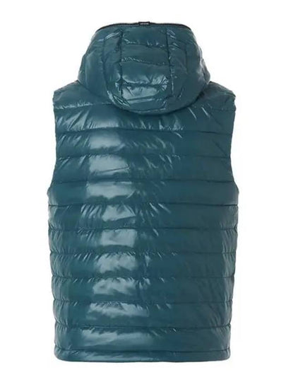 logo patch MILODI hooded lightweight padded vest - DUVETICA - BALAAN 2