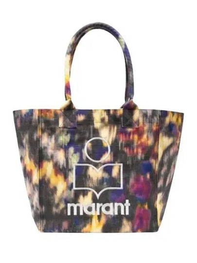 Yenky Logo Cotton Tote Bag Ochre Black - ISABEL MARANT - BALAAN 2