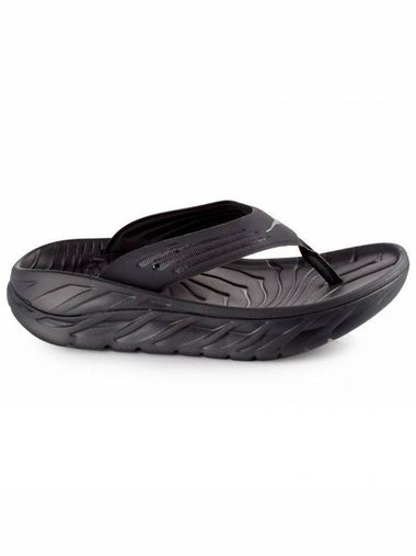 Ora Recovery Flip Flops Black - HOKA ONE ONE - BALAAN 1