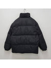 Medium-Length Re-Nylon Reversible Down Padded Jacket Black - PRADA - BALAAN 6