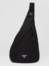 Re-Nylon Leather Backpack Black - PRADA - BALAAN 2