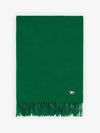 Small Tricolor Fox Wool Muffler Green - MAISON KITSUNE - BALAAN 2