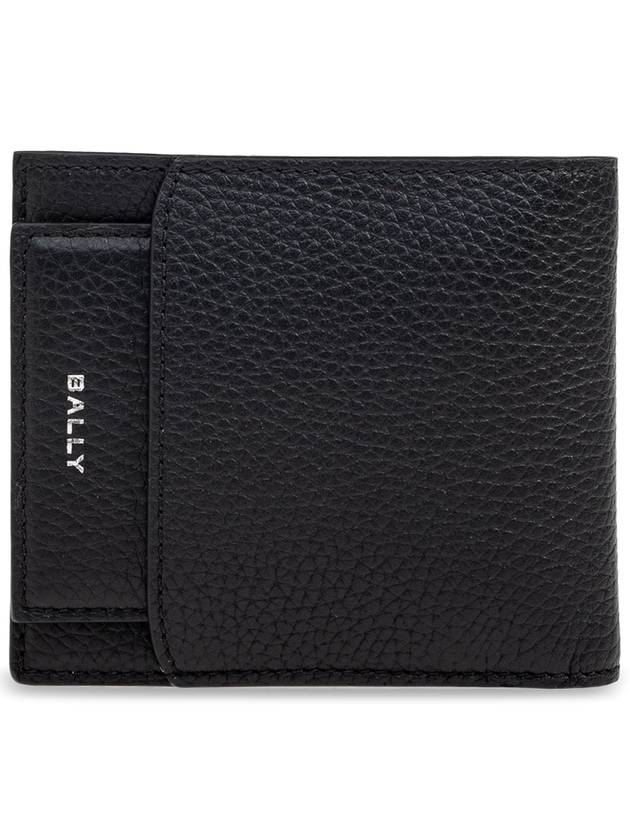 Bally Leather Wallet With Logo, Men's, Black - BALLY - BALAAN 3