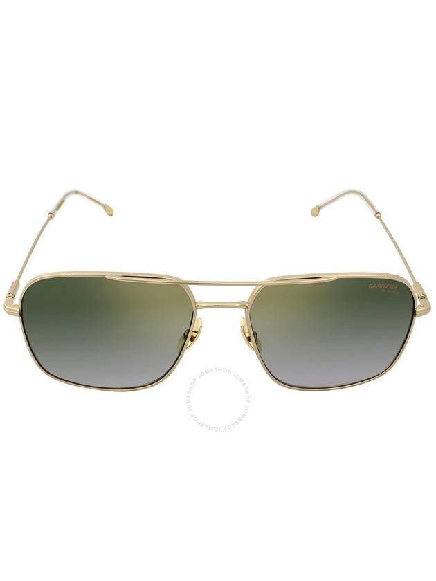 Carrera Green Gradient Gold Mirror Navigator Unisex Sunglasses CARRERA 247/S 0J5G/D6 58 - CARRERA - BALAAN 1