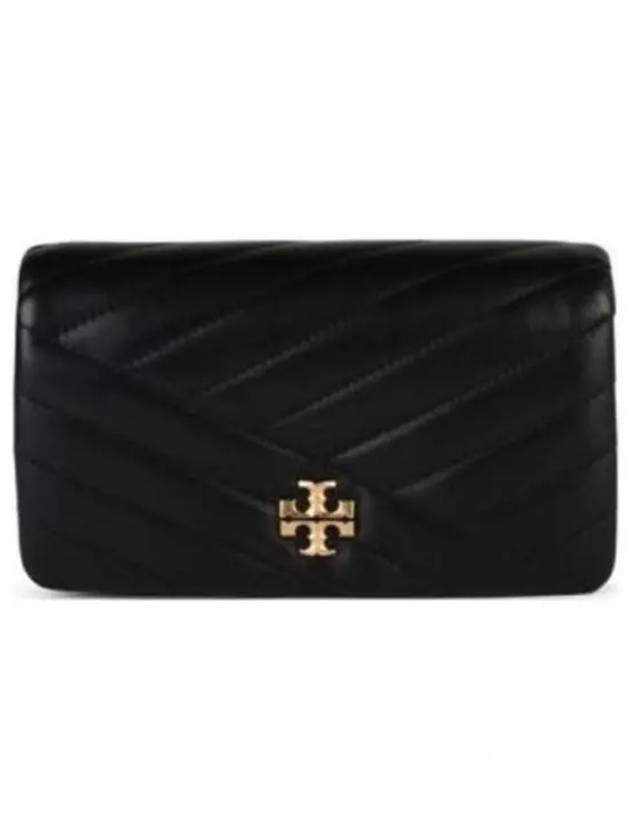 Kira Chevron Chain Cross Bag Black - TORY BURCH - BALAAN 2