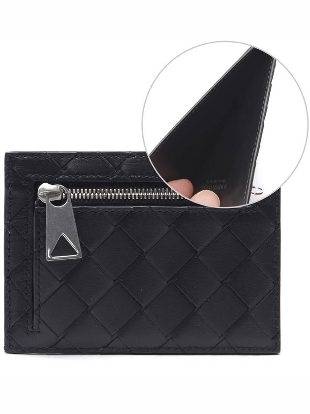 Intrecciato Card Wallet Black - BOTTEGA VENETA - BALAAN 2