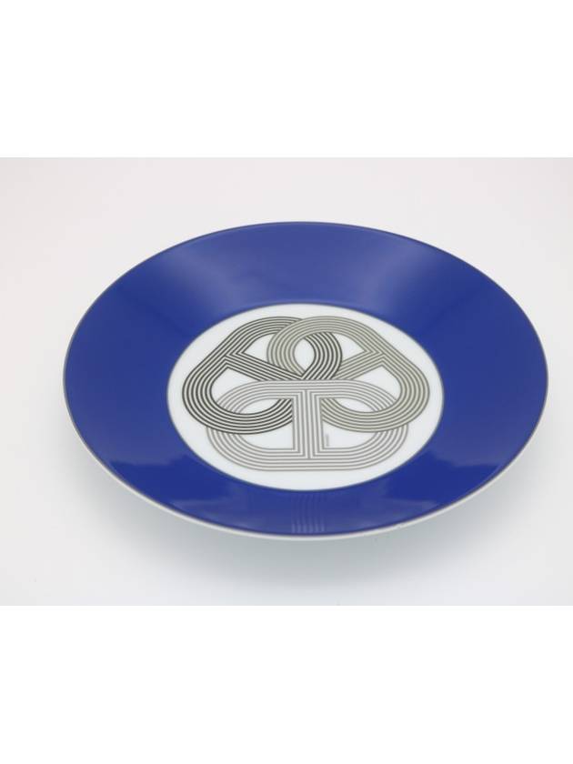 Rally Round Plate Blue 24cm 2pcs - HERMES - BALAAN 1