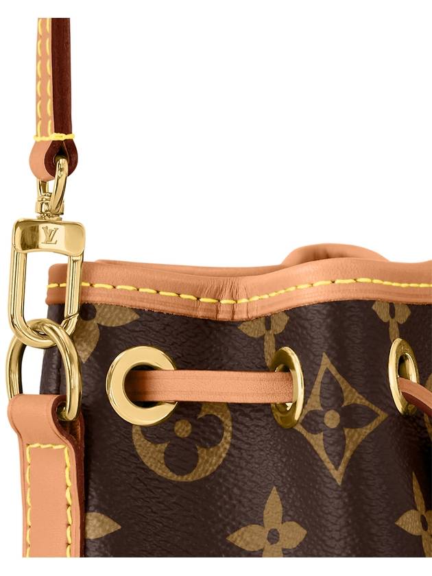 Nano Noe Monogram Bucket Bag Brown - LOUIS VUITTON - BALAAN 3