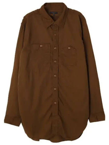 Cotton Micro Sanded Twill Work Shirt Men s Long Sleeve - ENGINEERED GARMENTS - BALAAN 1