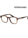 Ferragamo glasses frame SF2878 214 square horn rim Havana - SALVATORE FERRAGAMO - BALAAN 1