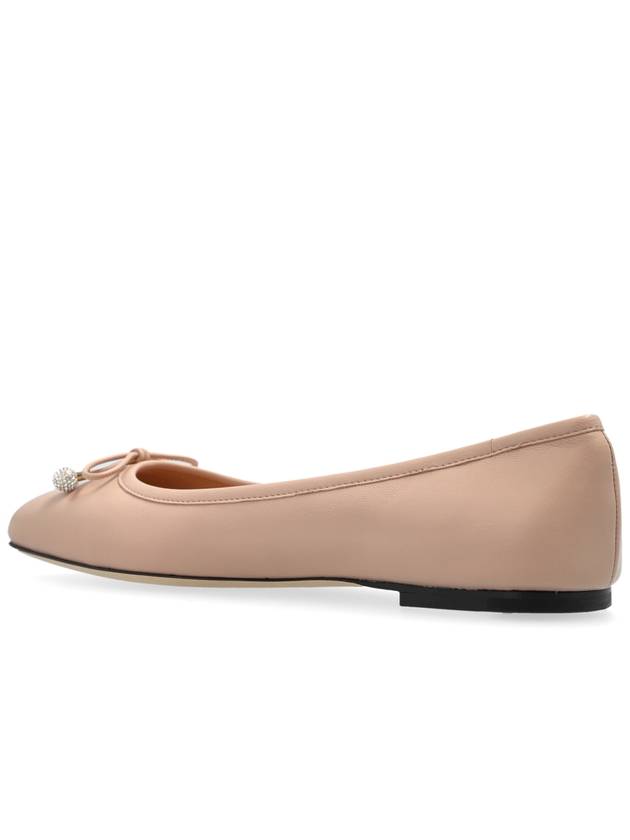 Jimmy Choo Leather Ballet Flats ‘Elme’, Women's, Pink - JIMMY CHOO - BALAAN 5