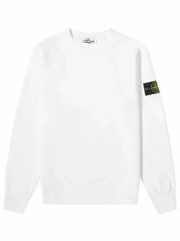 Wappen Patch Crew Neck Sweatshirt White - STONE ISLAND - BALAAN 2