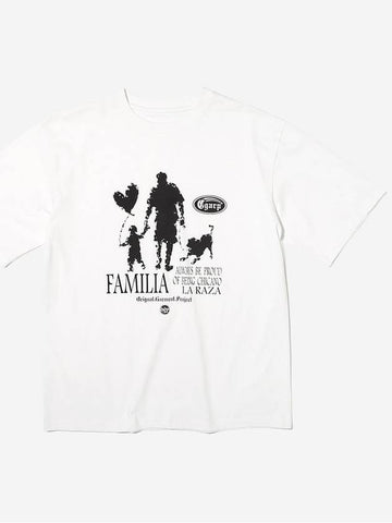 Chicano Family Short Sleeve T-Shirt White - OGARP - BALAAN 1