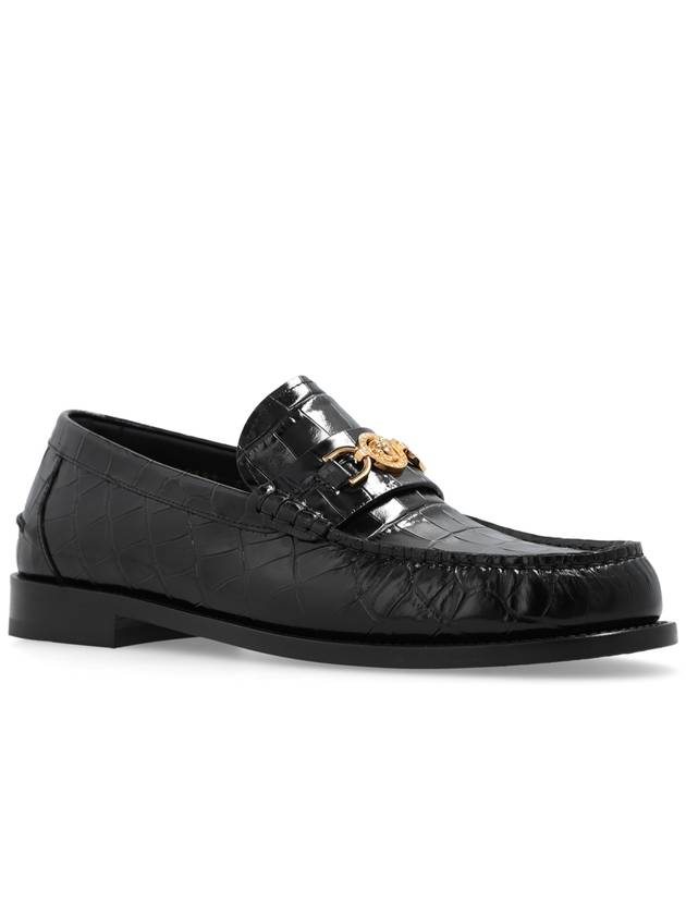 Loafer 10135921A098811B00V Black - VERSACE - BALAAN 5