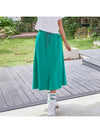 Recycled Maxi Skirt Green - THE GREEN LAB - BALAAN 1