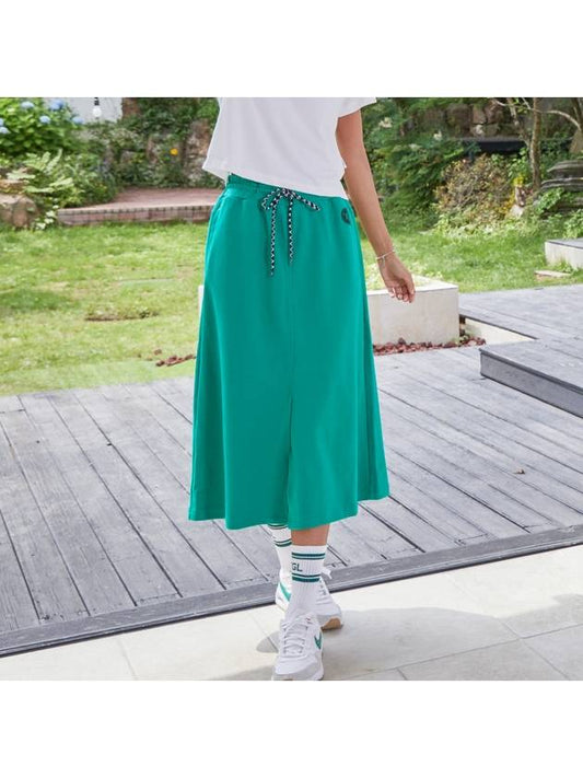 Recycled Maxi Skirt Green - THE GREEN LAB - BALAAN 2