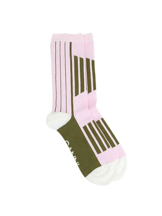 Sporty Socks Light Lilac - GANNI - BALAAN 2