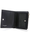 Monogram Half Wallet Black - SAINT LAURENT - BALAAN 5