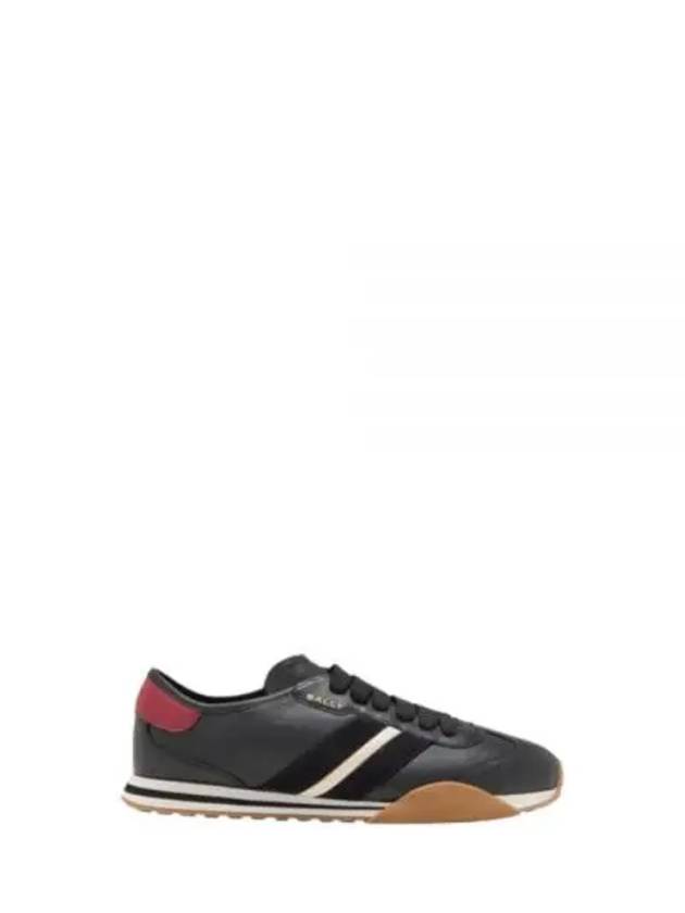 Sussex Leather Low-Top Sneakers Black - BALLY - BALAAN 2