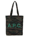 Logo Print Tote Bag Khaki - A.P.C. - BALAAN 1