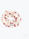 Floral Jacquard Ruffled Scrunchie - GANNI - BALAAN 2