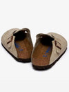 Boston Soft Footbed Suede Leather Sandals Taupe - BIRKENSTOCK - BALAAN 6