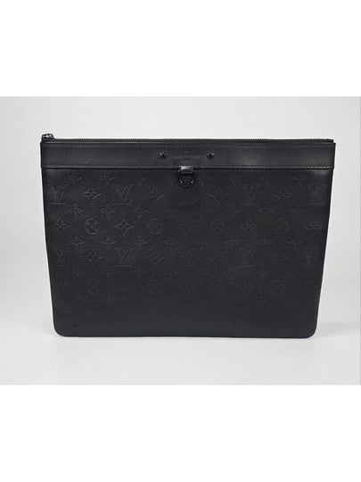 Monogram Shadow Clutch Bag - LOUIS VUITTON - BALAAN 2