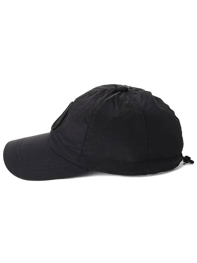 Logo Nylon Metal 6-Panel Ball Cap Black - STONE ISLAND - BALAAN 4