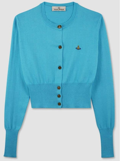 Bea Crop Cardigan Blue - VIVIENNE WESTWOOD - BALAAN 2