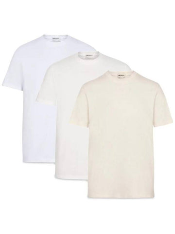 Men's Organic Jersey Short Sleeve T-Shirt 3 Pack Set - MAISON MARGIELA - BALAAN 1