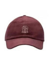 Logo Embroidered Baseball Cap Hat MPCMI9978CUV19 - BRUNELLO CUCINELLI - BALAAN 2