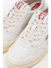 Medalist Leather Low Top Sneakers White - AUTRY - BALAAN 4