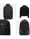 Men s Mix Knit Padded Cardigan Black 9B00009 M1124 999 - MONCLER - BALAAN 7