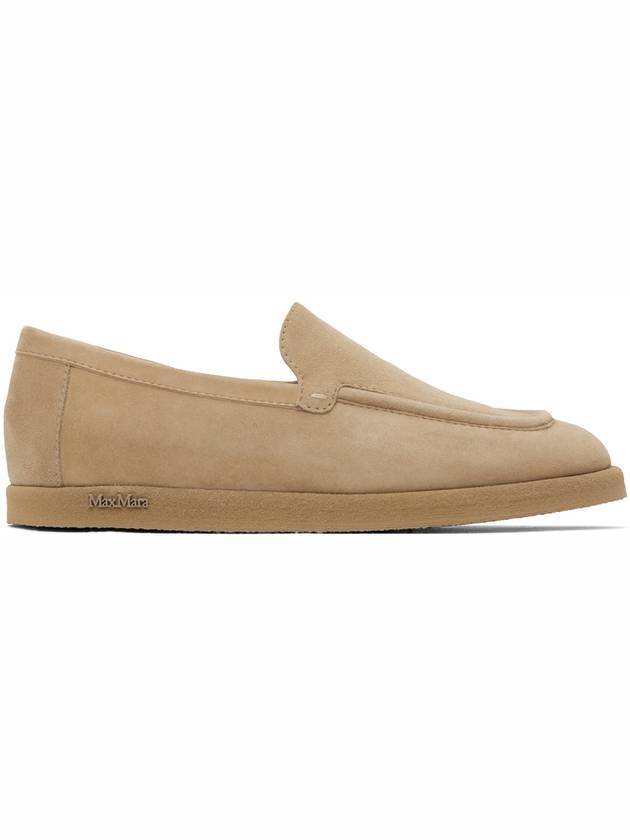 soft suede loafers beige - MAX MARA - BALAAN 1