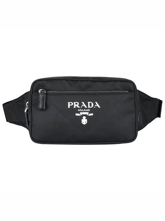 Re-Nylon Pouch Belt Bag Black - PRADA - BALAAN 1