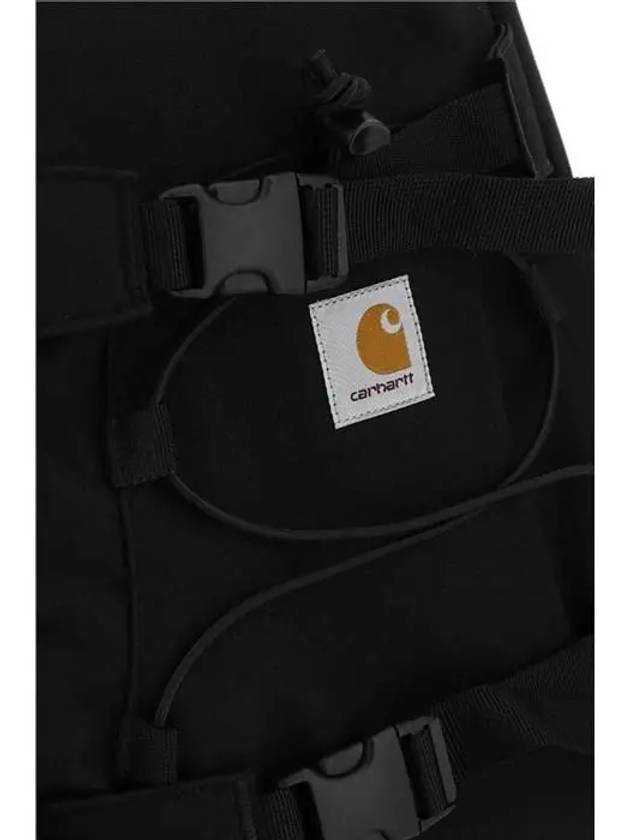 Kickflip Recycled Polyester Canvas Backpack Black - CARHARTT WIP - BALAAN 5