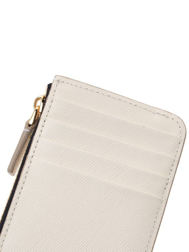 Saffiano Zipper Card Wallet White - MARNI - BALAAN 9