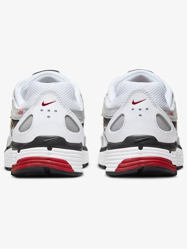 P 6000 Metallic Low Top Sneakers Silver Red - NIKE - BALAAN 7