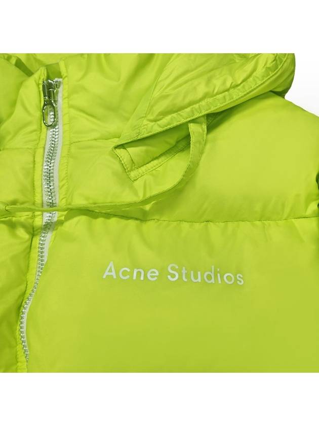 Acne Studios Down Parka Jacket Neon Yellow 55 66 - ACNE STUDIOS - BALAAN 6