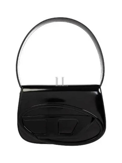 1DR Mirrored Leather Shoulder Bag Black - DIESEL - BALAAN 2