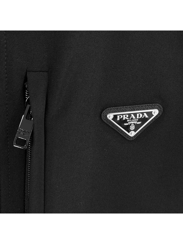 XL Prada men s triangle logo polyester shirt jacket - PRADA - BALAAN 4