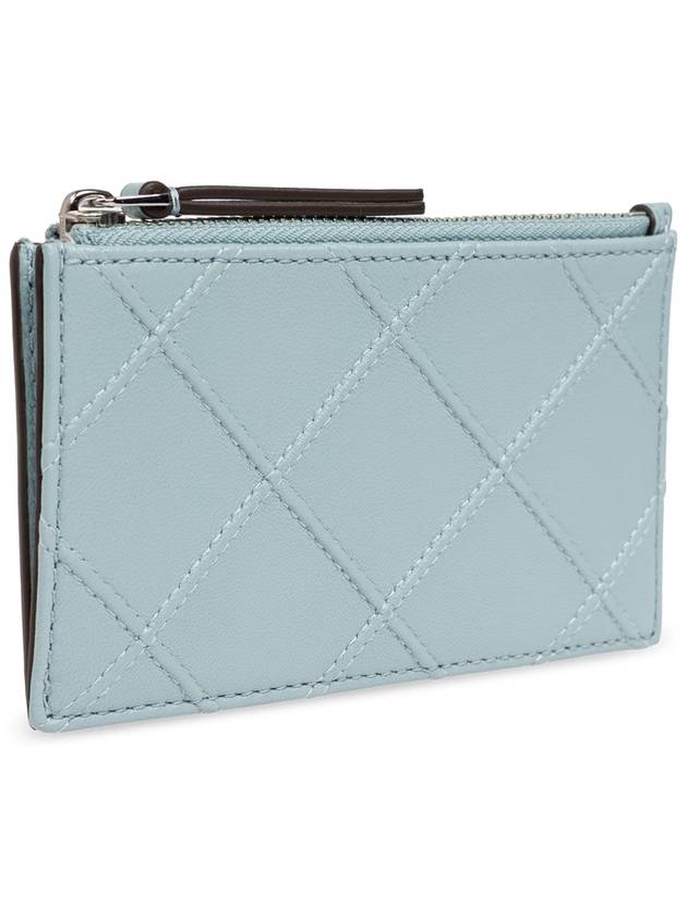 Tory Burch Fleming Card Case, Women's, Light Blue - TORY BURCH - BALAAN 4