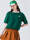 Retro summer short sleeve sweatshirt GREEN - MONBIRDIE GOLF - BALAAN 8